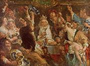 Jacob Jordaens. The King Drinks Jacob Jordaens